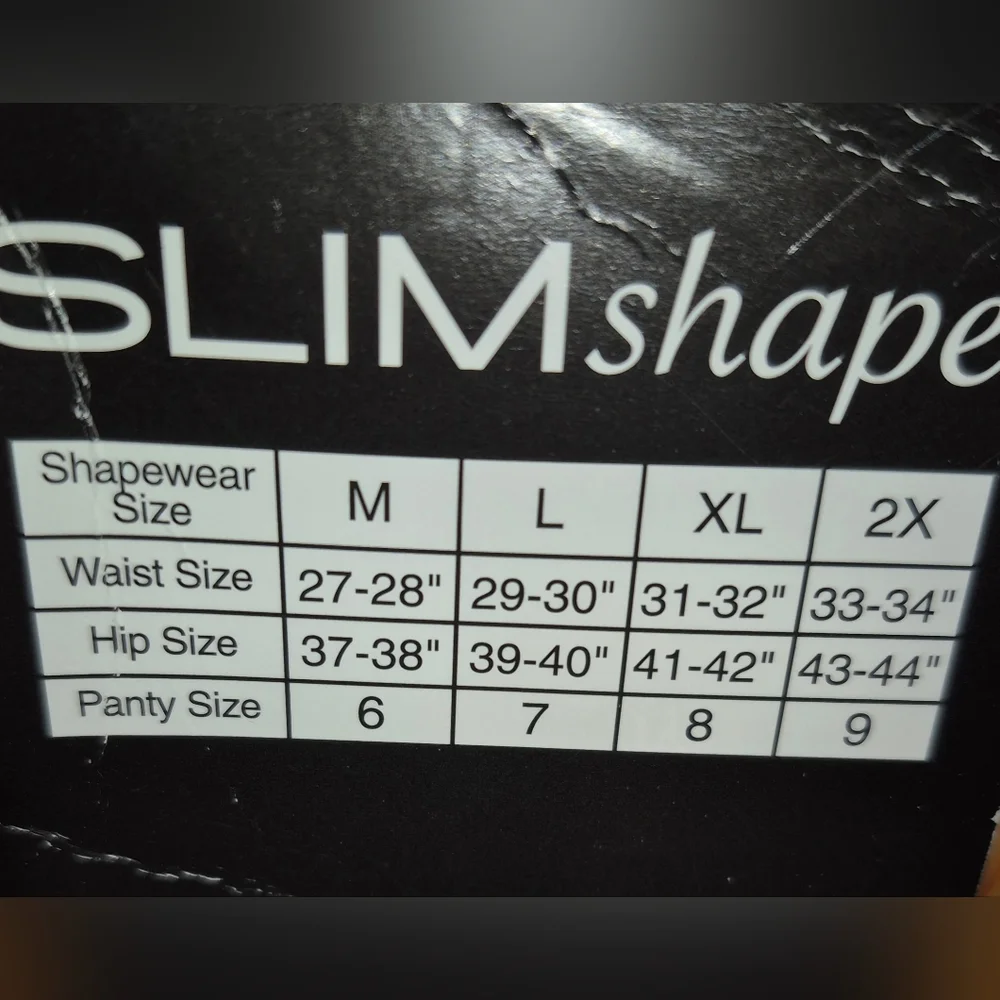 XL X-LARGE Sears Slim‎ Shape Triple Control Waist Cincher Nude  New with Tags